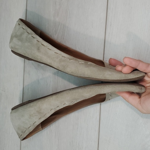 Frye Womens Kiki Stich Comfort Suede Ballet Flats Loafer shoes sz 9M - Picture 7 of 10